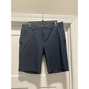 Greg Norman Jordan Golf Short Mens 35 Navy Blue Flex Waistband Performance Golf